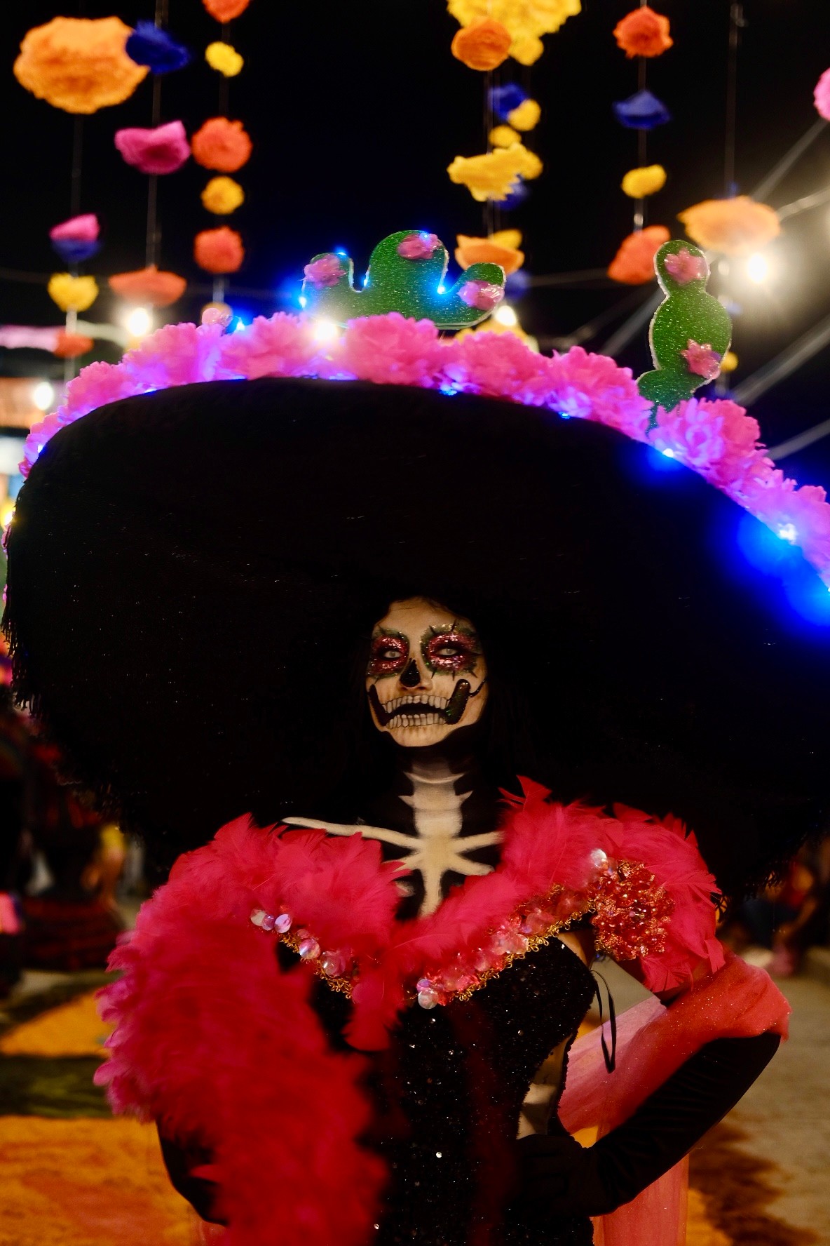 Graphic of a typography specimen showing the alphabet and numerals on top of a dark gray background.